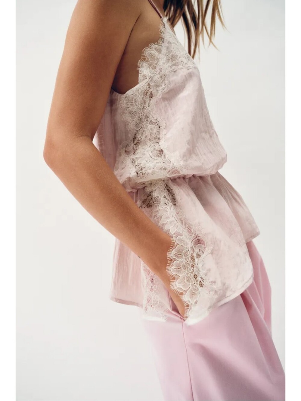 SOLD OUT ONLINE Zara Lace Camisole Top Tank Tunic
